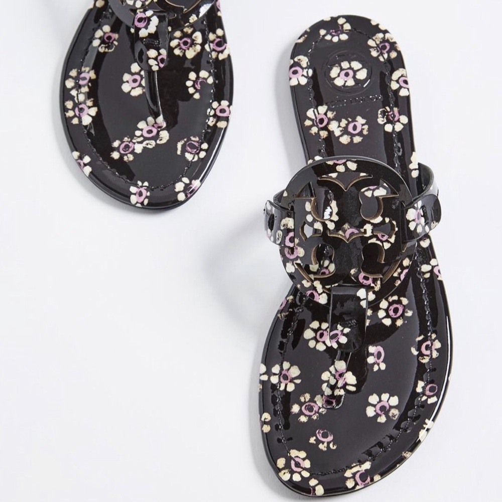 🎉 HP 🎉🆕 Tory Burch Miller Stamped Floral Sandal - Picture 10 of 10